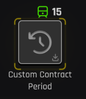 Custom contract period control