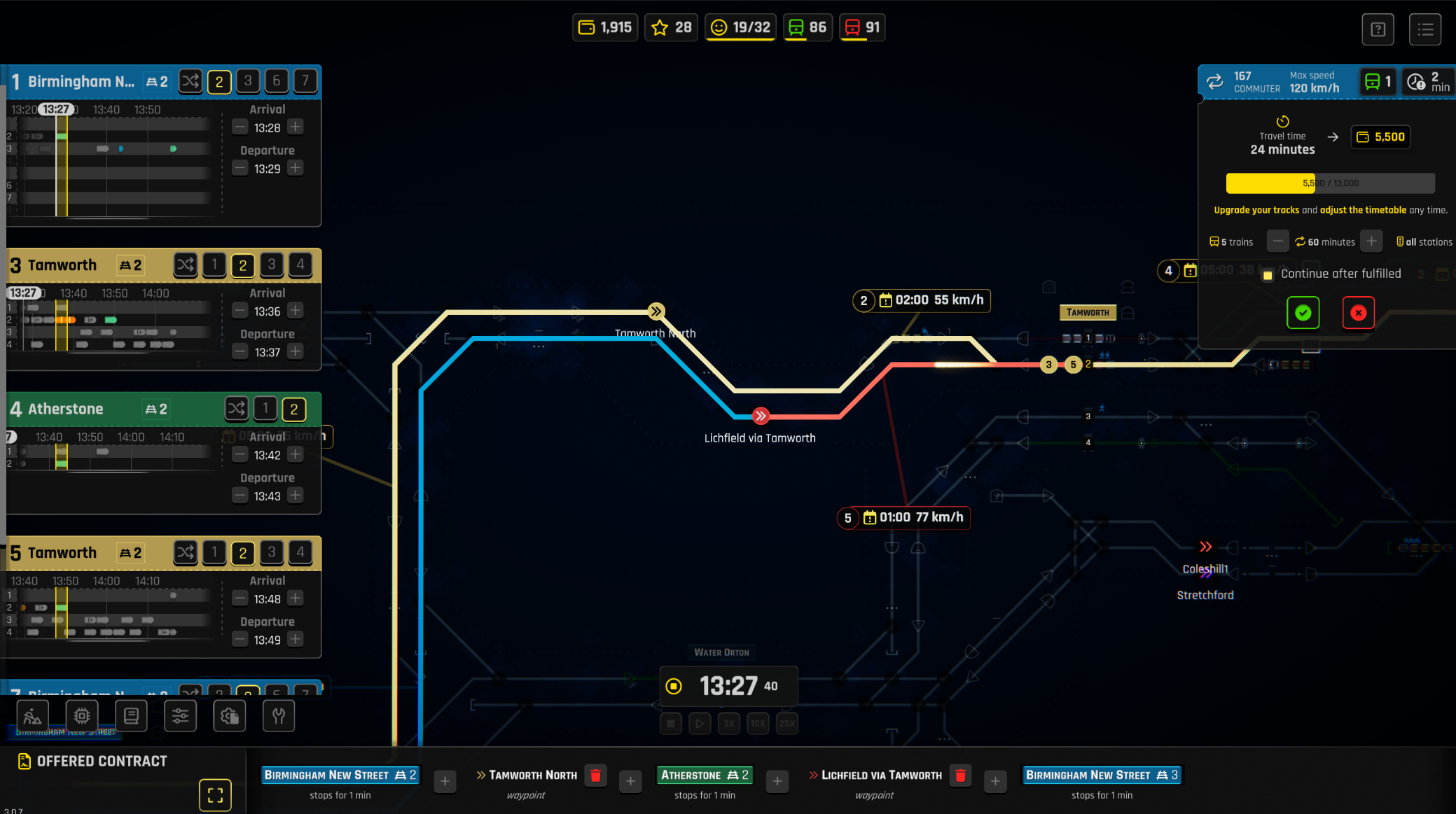 Waypoint name and color configuration